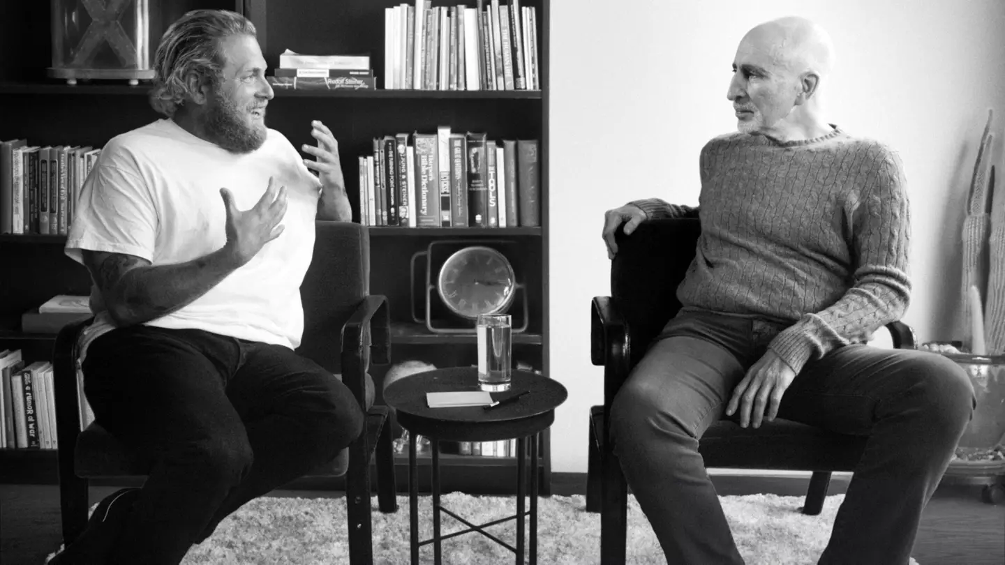 Jonah Hill and Phil Stutz tell a personal story in the documentary.