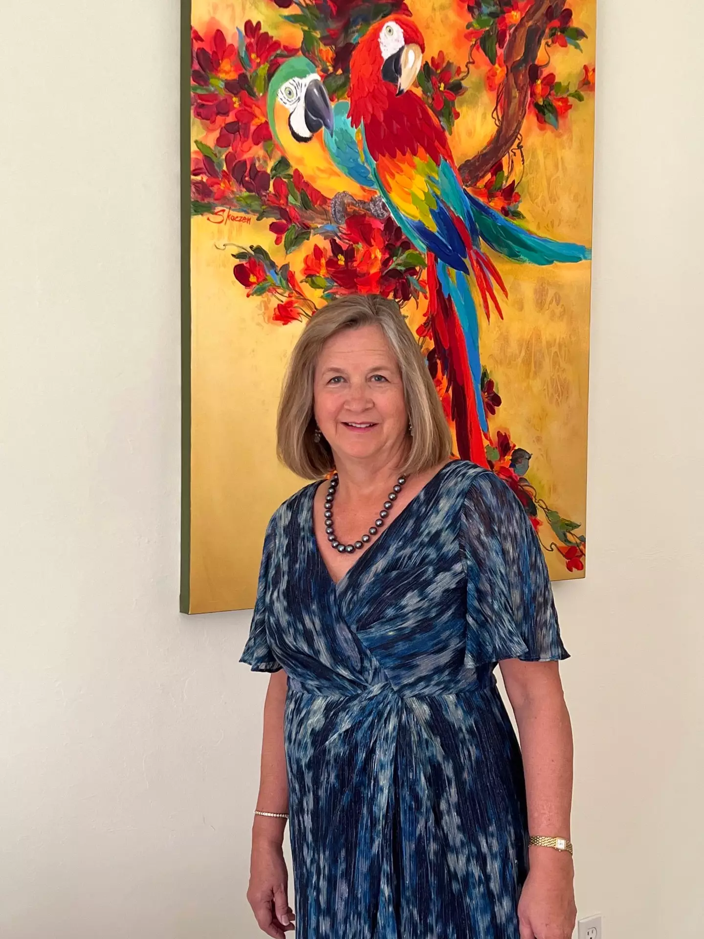 The retiree from Massachusetts has been teased because of her trendy name.