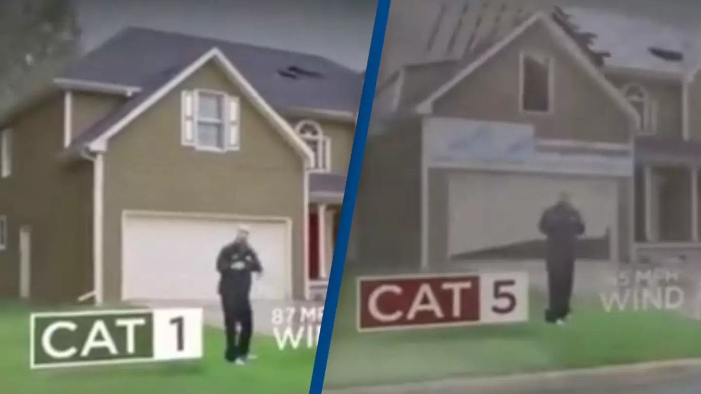 Incredible simulation shows the difference between hurricane categories in real time