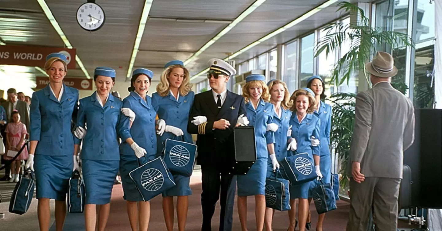 Leonardo DiCaprio in Catch Me if You Can.