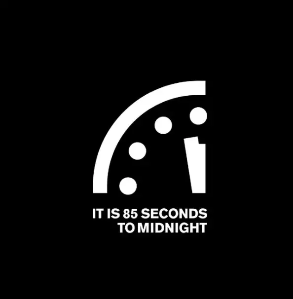 The Doomsday Clock has been updated for 2026 (X/@BulletinAtomic)