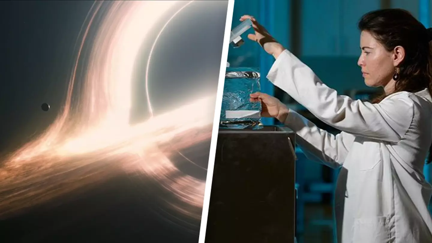 Scientists simulated a black hole in a lab to test Stephen Hawking's theory and it started to glow