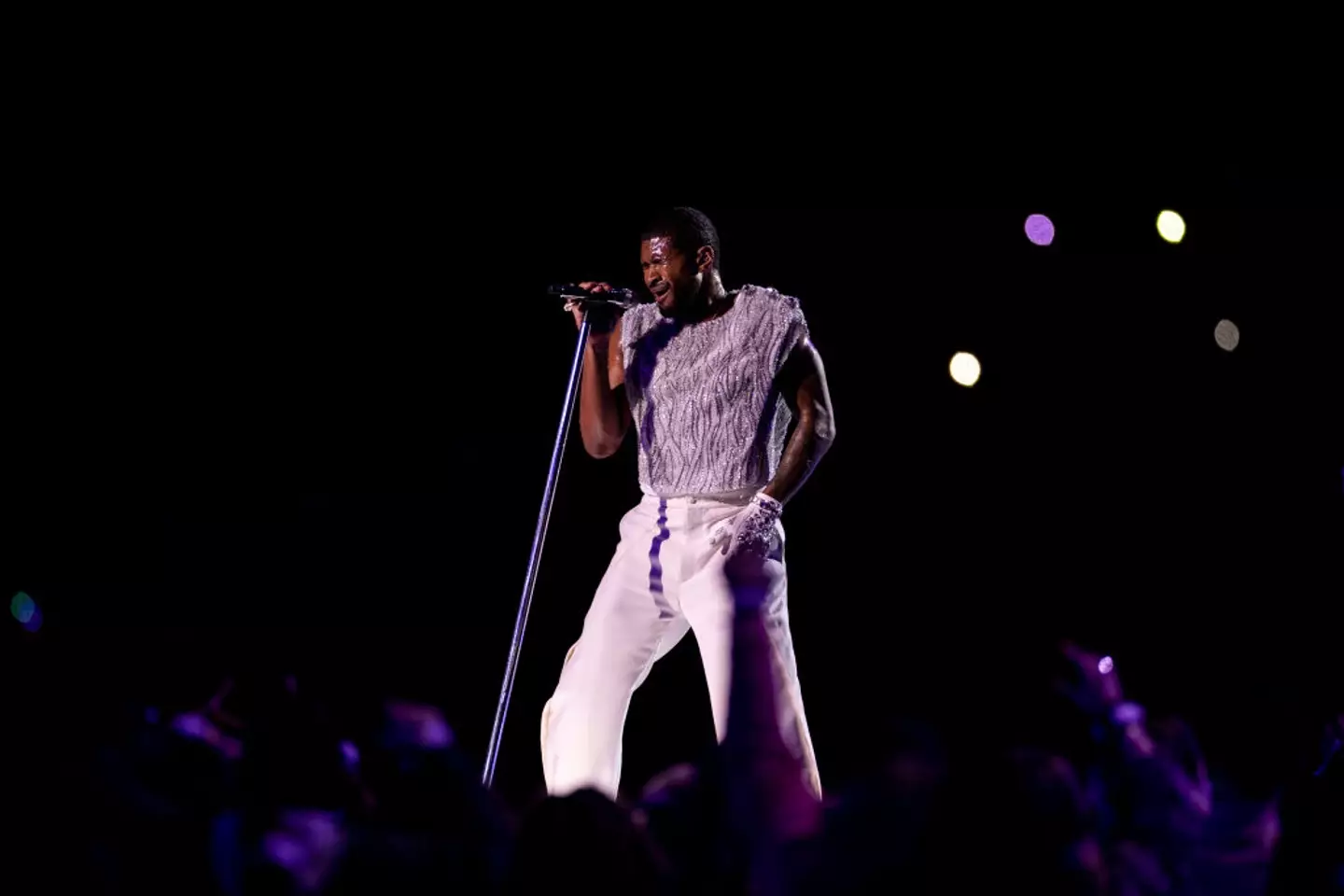 Usher performed at this year's Super Bowl.