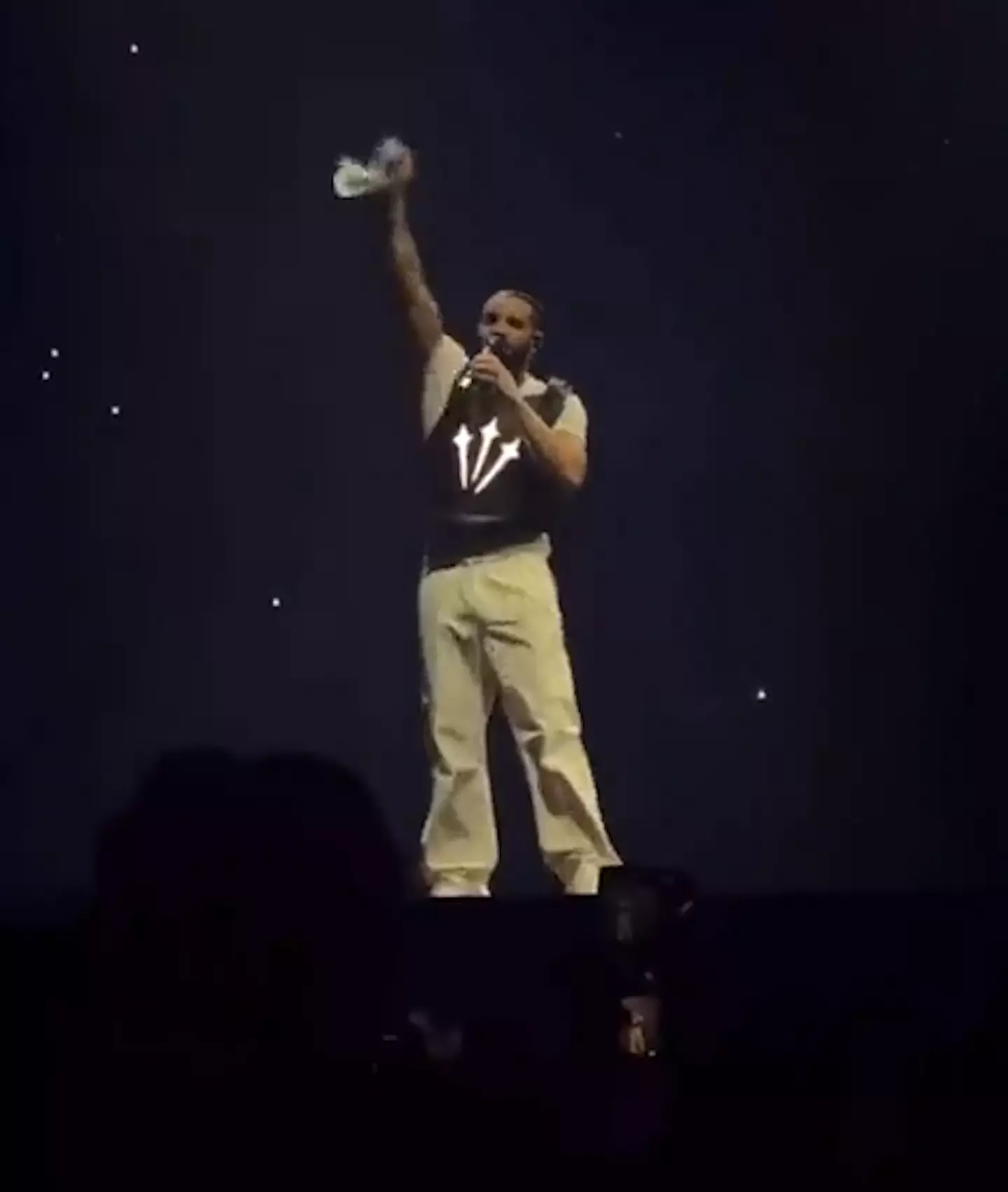 Drake wasn't happy about the book being thrown at him.