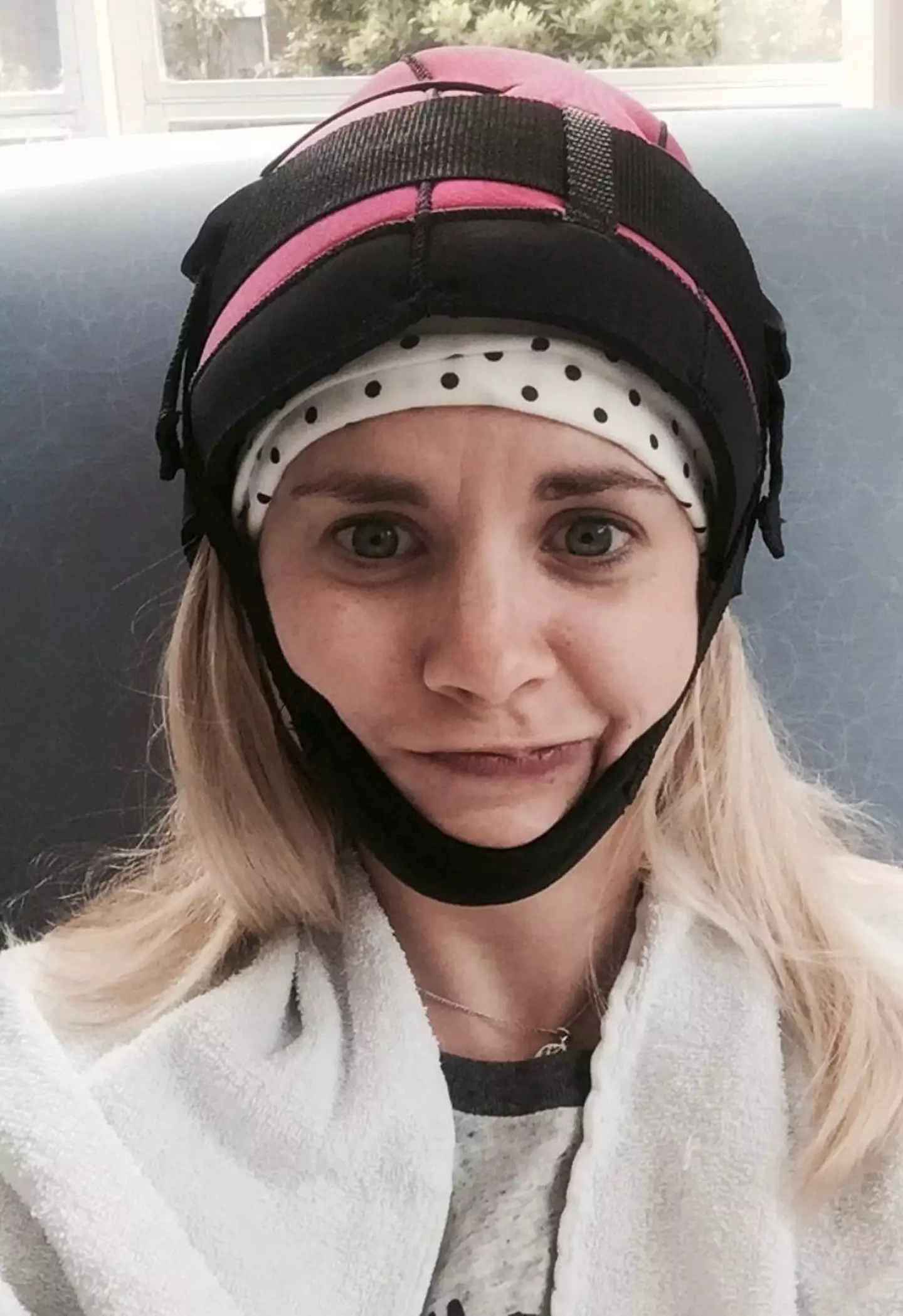 The British mom had chemotherapy and surgery to treat her first bout of cancer (SWNS)