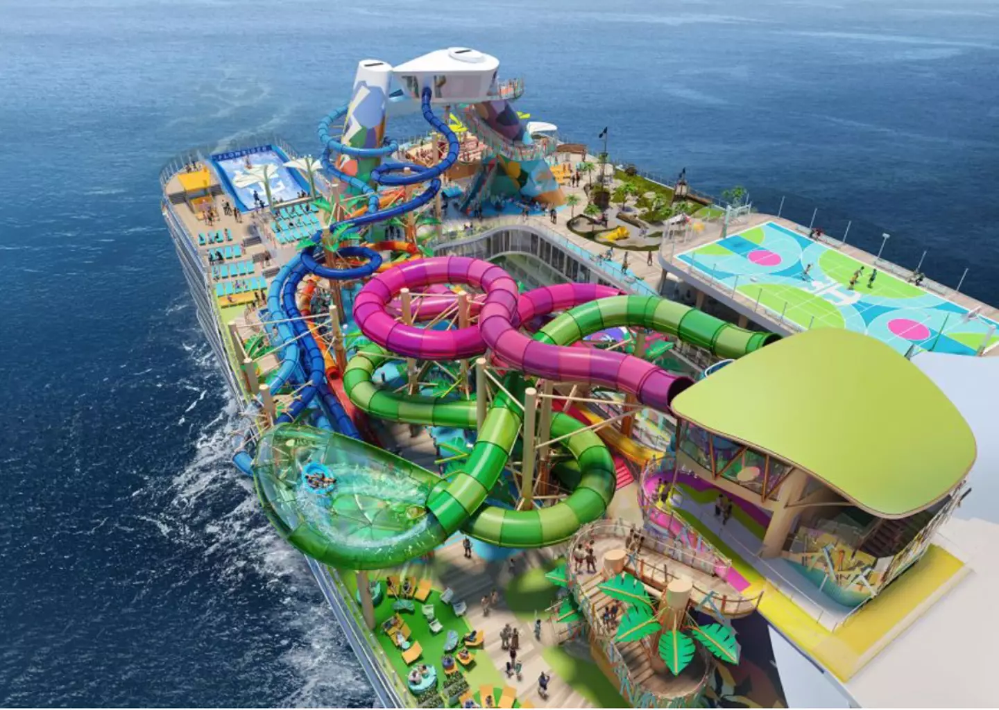 The 'Category 6' waterpark is massive.