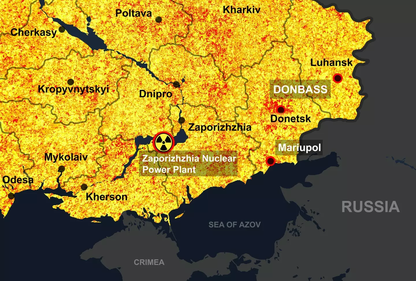 The Zaporizhzhia nuclear power plant could trigger a nuclear disaster if it remains caught in Russia's invasion.