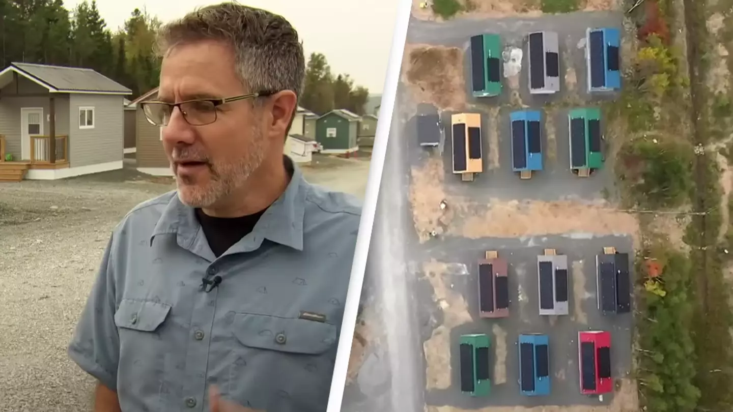 Millionaire tackles homelessness in his town by building nearly 100 tiny homes