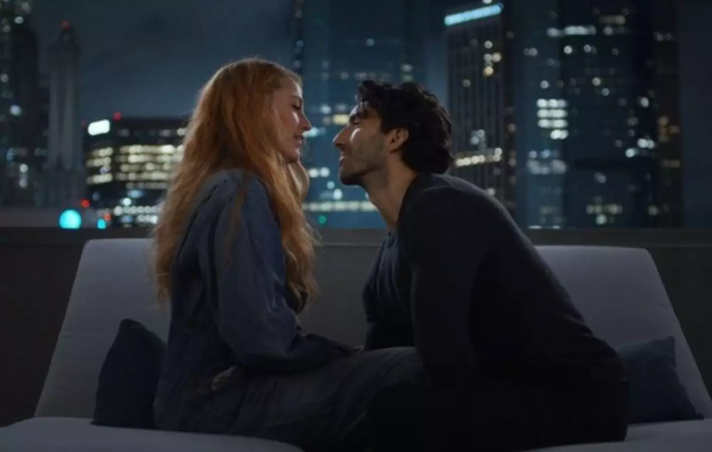 Blake Lively and Justin Baldoni played each other's love interests in the film (Sony Pictures Releasing)