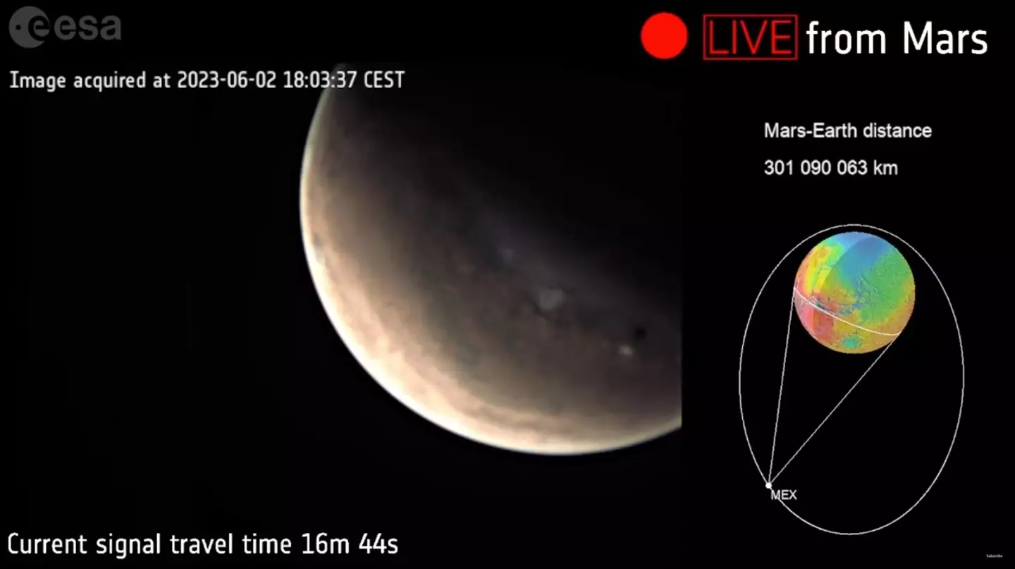 For the first time in human history we have witnessed a livestream from Mars.