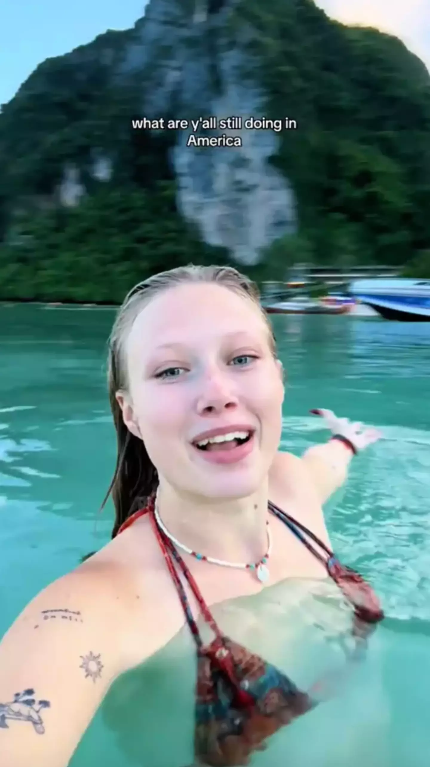 Kat Crittenden posted the video from Thailand.