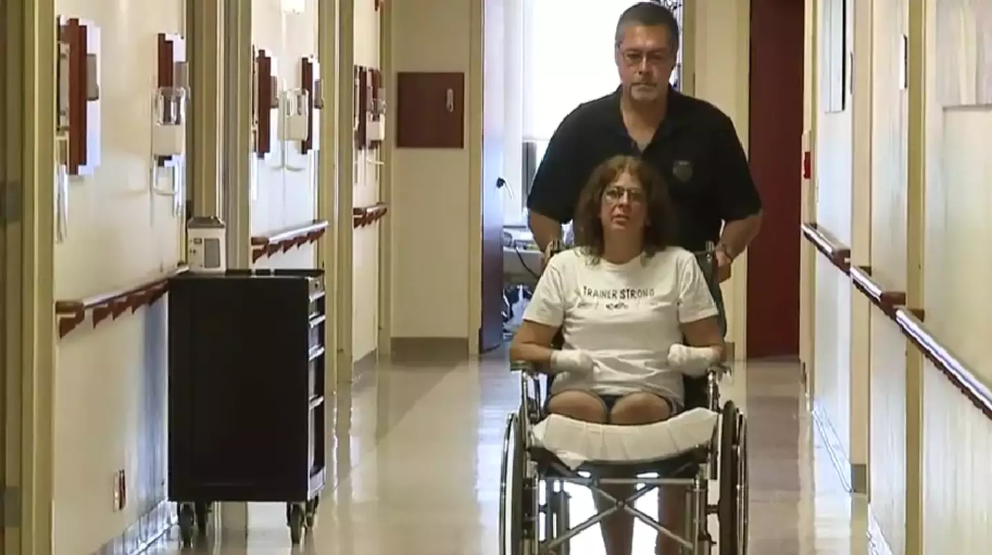 Marie ended up hospitalised after her dog licked her hand which had been cut (Marie Trainer)