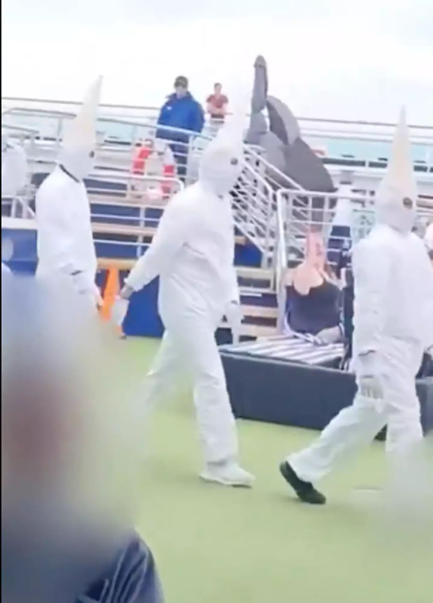 The staff are reportedly 'horrified' to have caused offence (@CollinRugg/Twitter)
