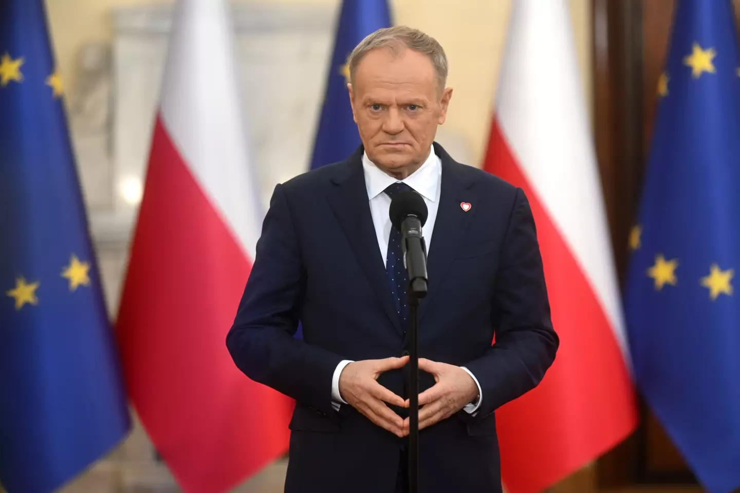 Donald Tusk warned annexing Greenland would strain NATO relations with the US (Omar Marques/Getty Images)