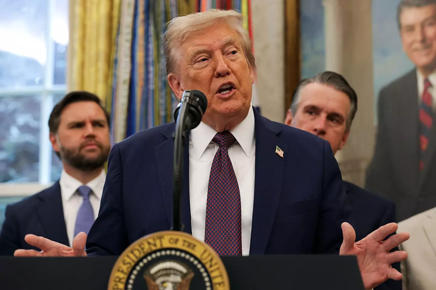 Trump responded to the speculation (Alex Wong/Getty Images)