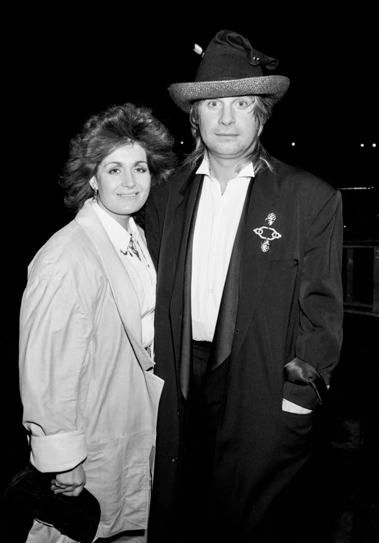 Ozzy and Sharon in 1985 (Dave Hogan/Getty Images)