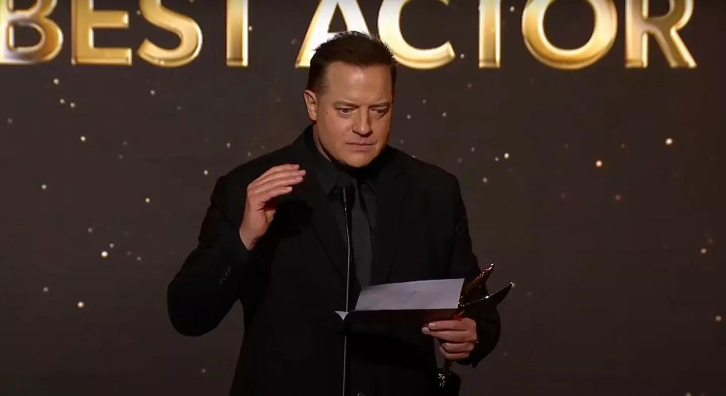 Fraser spoke about how lucky he is to make movies for a living.