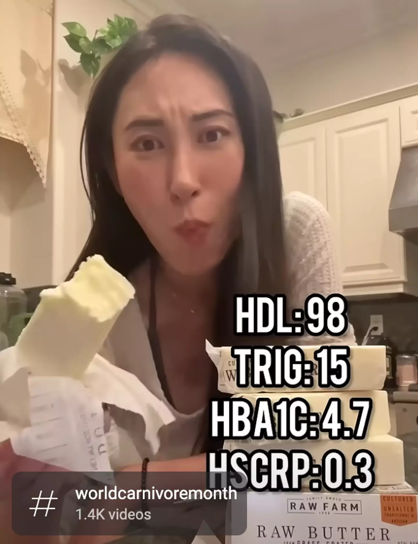 Bella says her bloodwork has improved (YouTube/@SteakandButterGal)