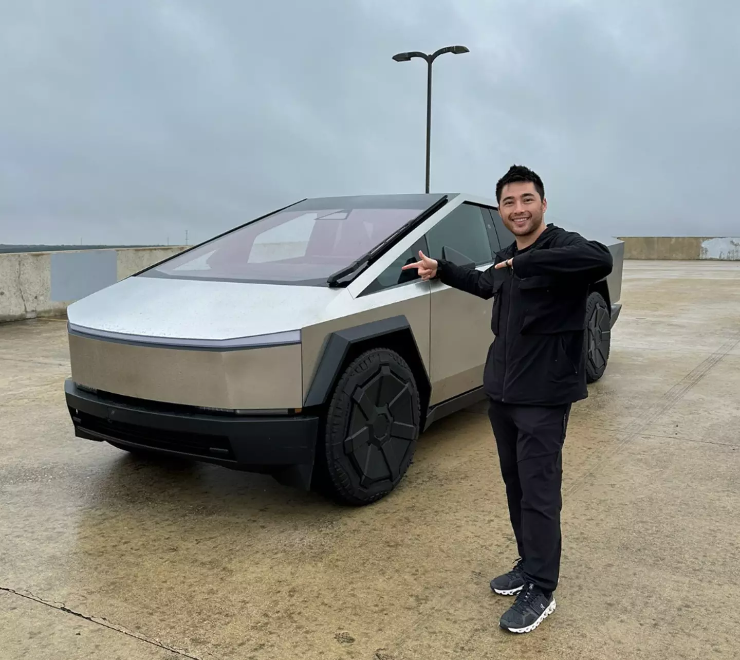 Paul Clark is a proud Tesla Cybertruck owner (@pclark15/Twitter)