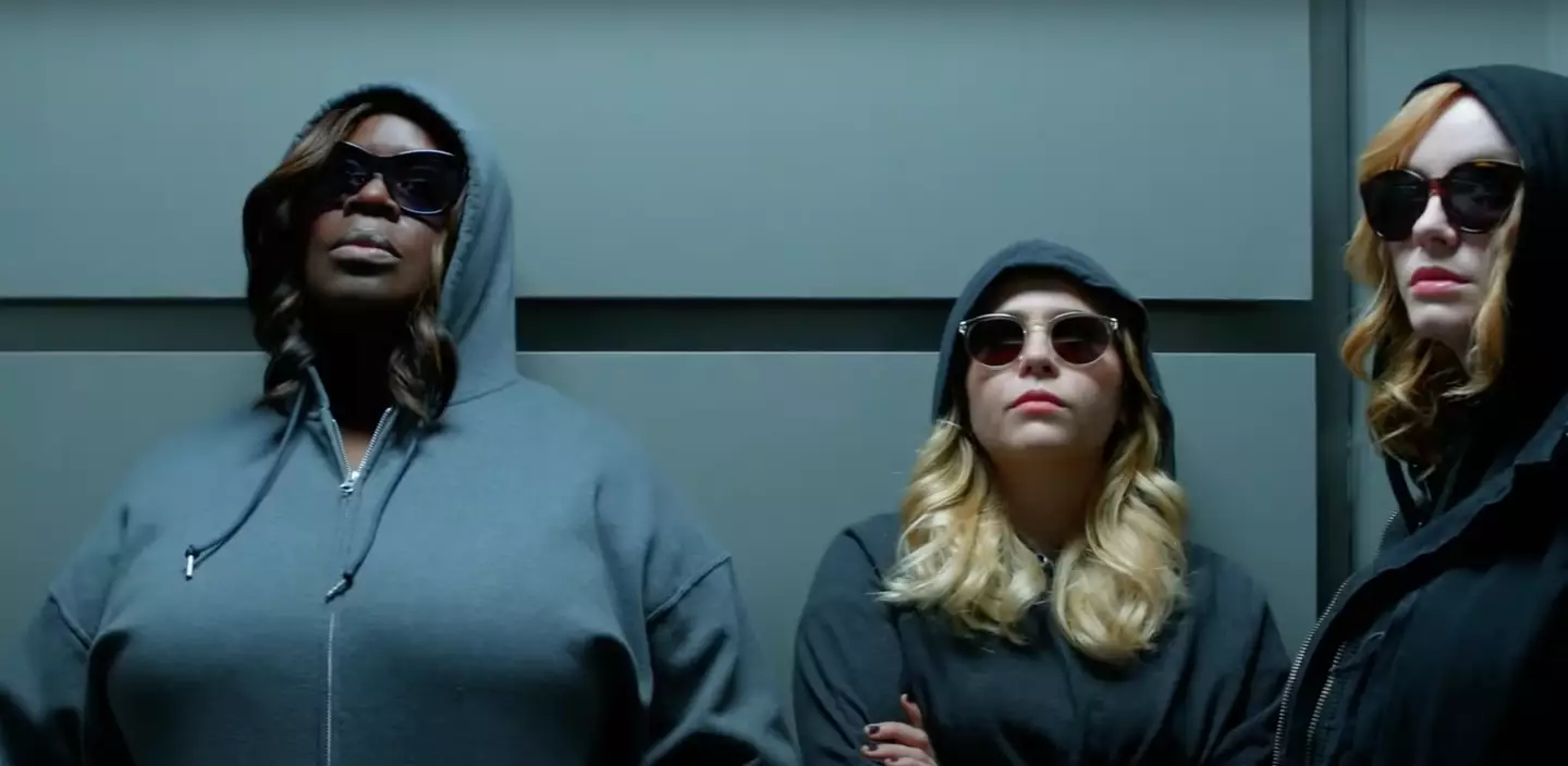 Retta, Mae Whitman and Christina Hendricks all feature in the epic comedy which is available to stream on Netflix (NBCUniversal Media)