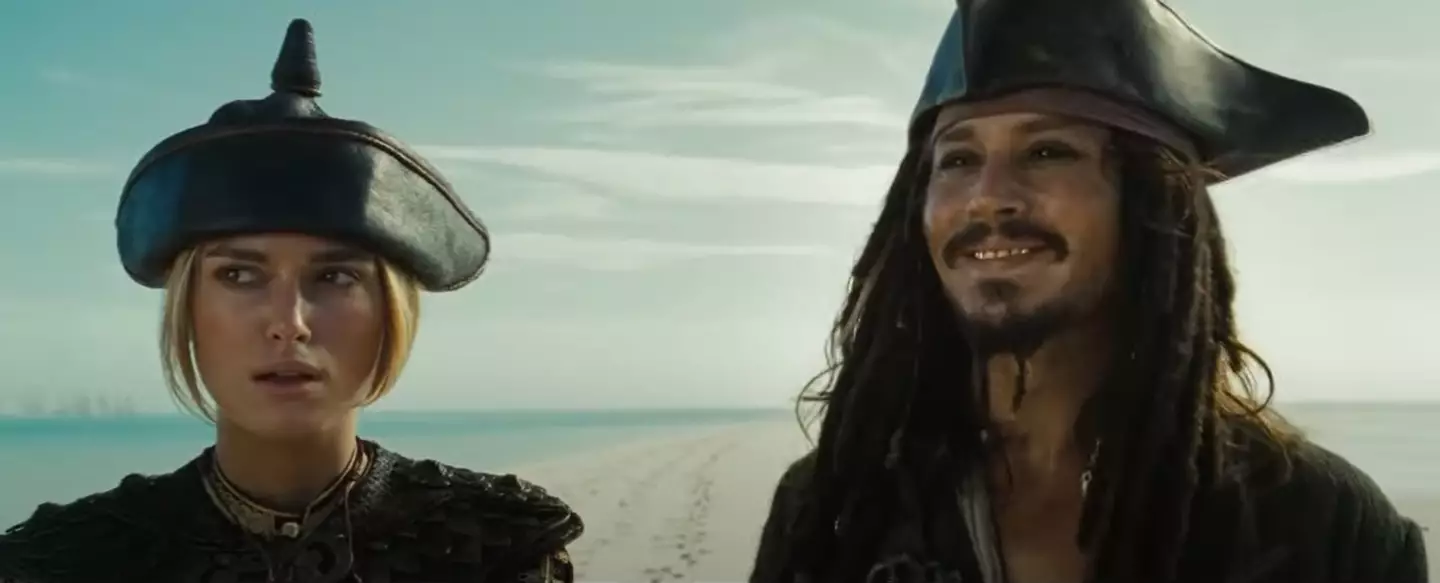 Keira Knightley and Johnny Depp appeared in three Pirates Of The Caribbean films together.