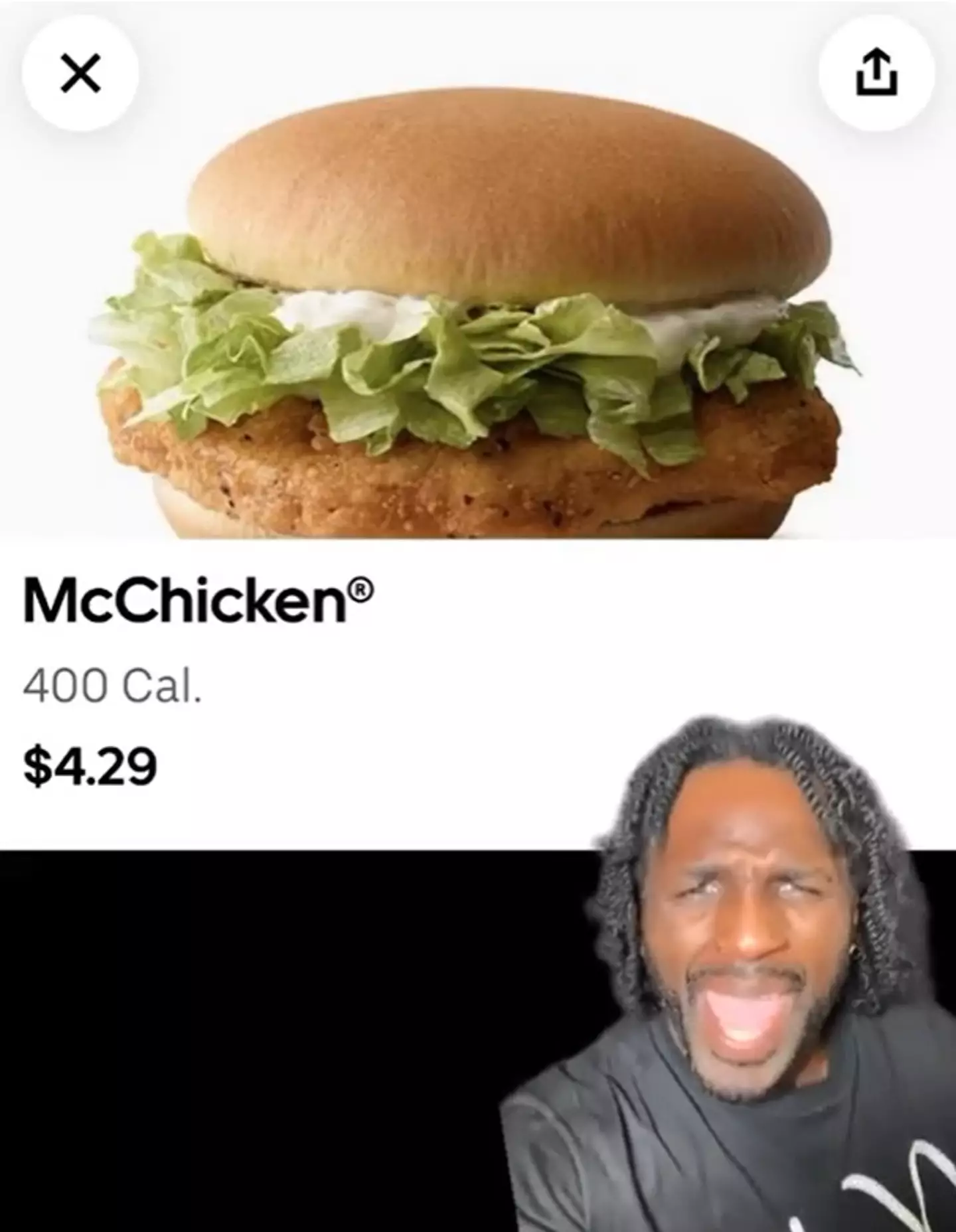The comedian couldn't believe how expensive McDonald's had become.