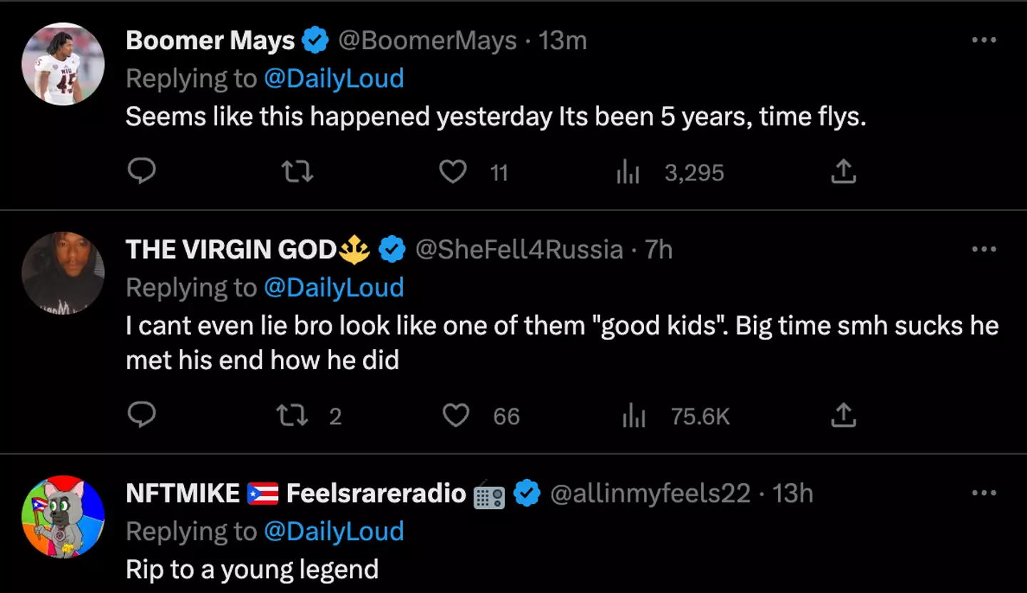 Fans of the rapper have flooded to social media to commemorate him after seeing the new footage.