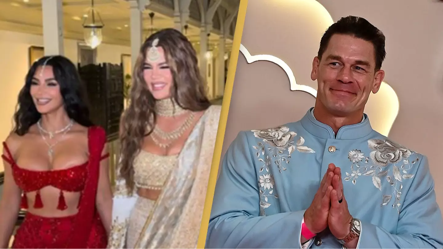 Kim Kardashian spotted at Indian billionaire's celeb-filled wedding that allegedly cost $156m