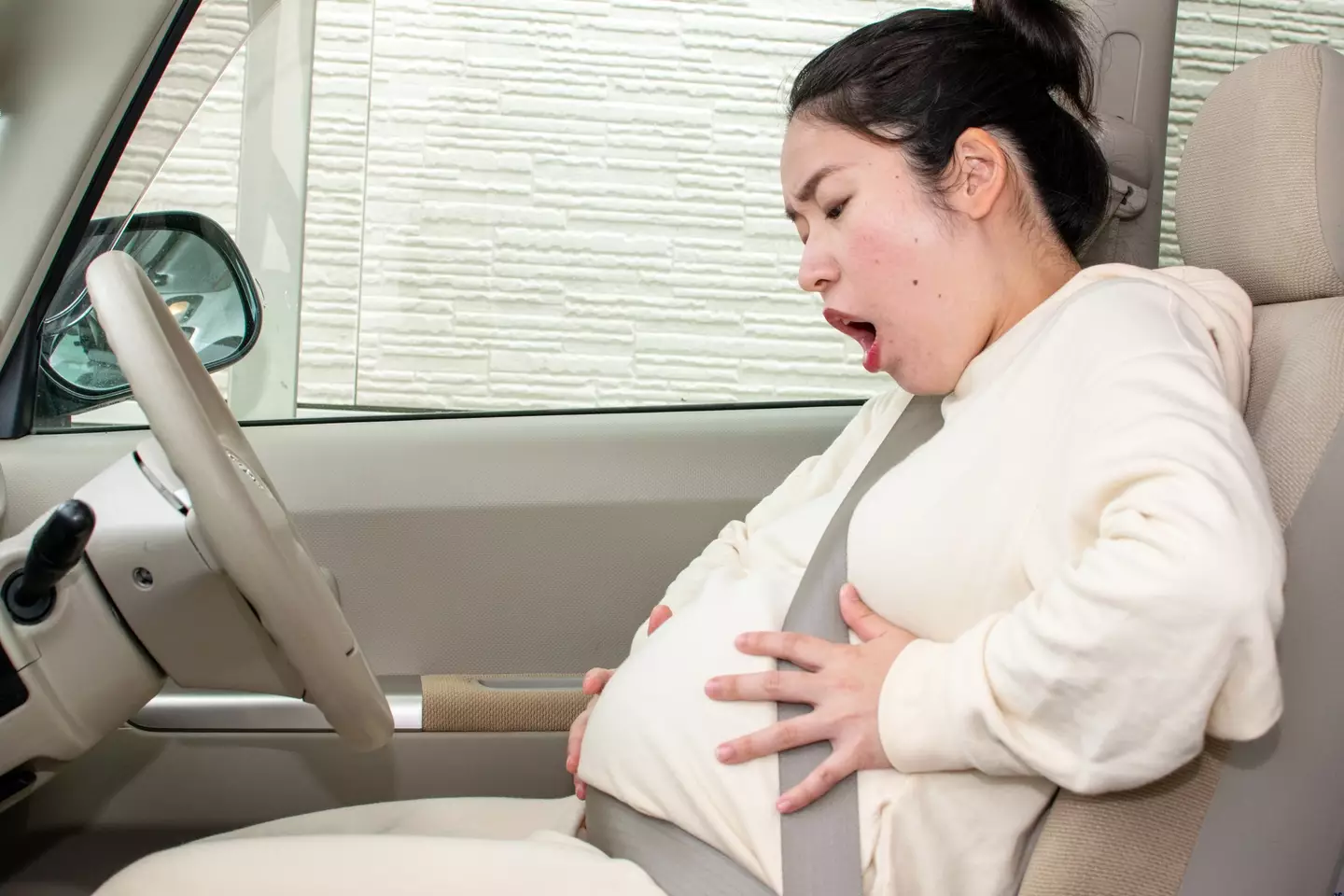 Getting in the car with a full bladder can be disastrous if you're involved in a car crash (Getty stock)