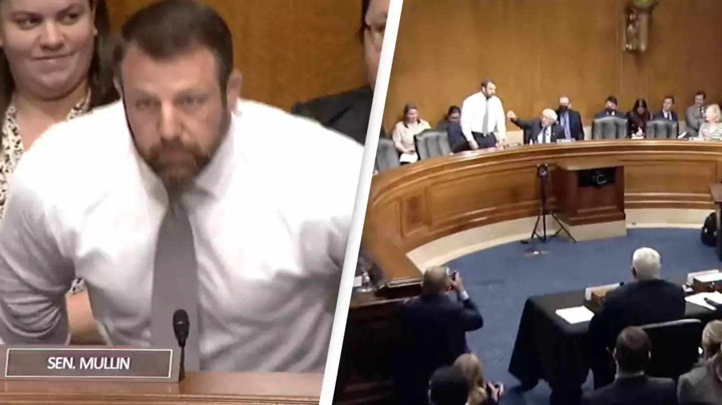 US Senator tries to start a fight with a witness in the middle of a hearing