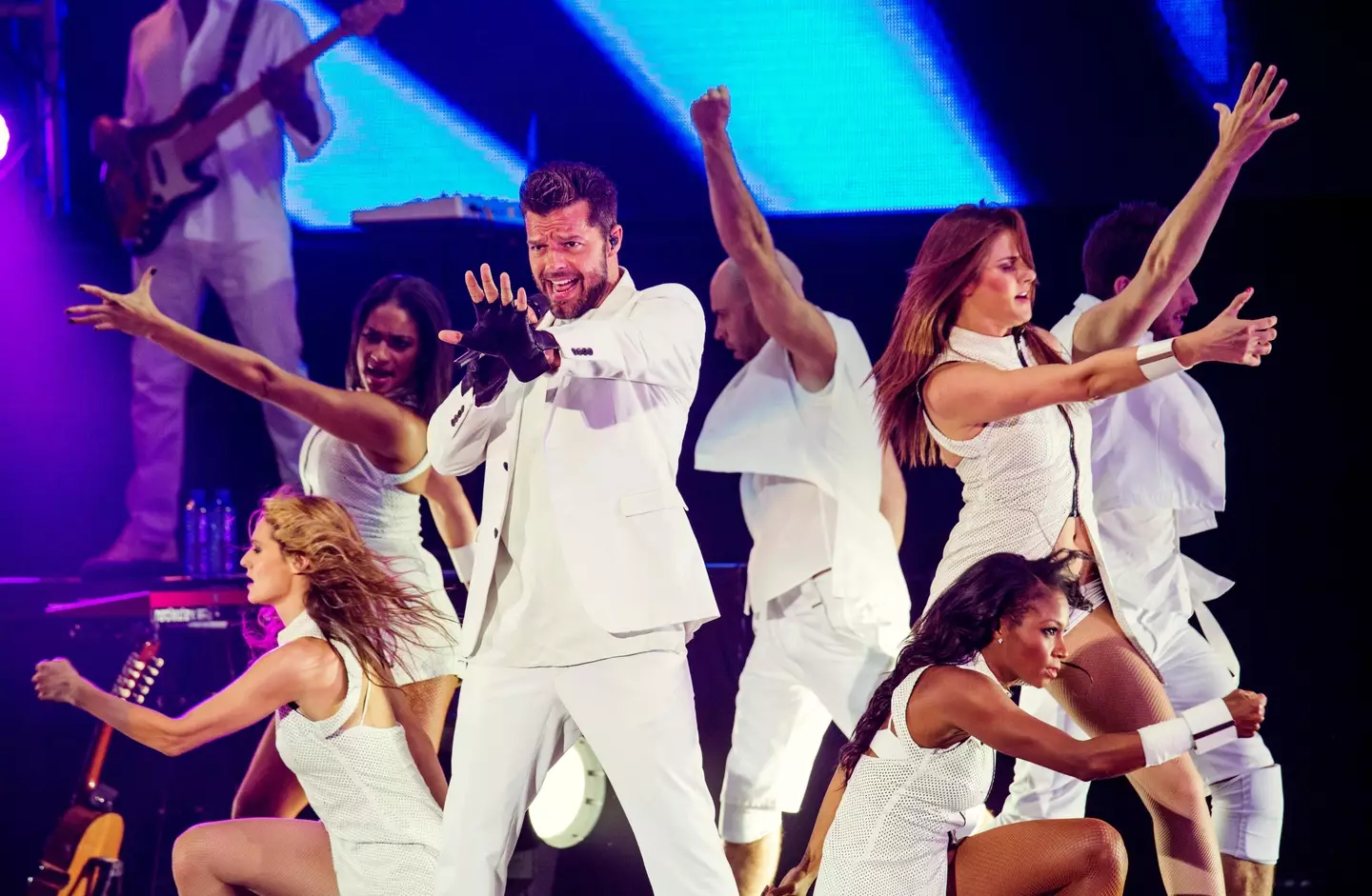 Ricky Martin performing in 2014.