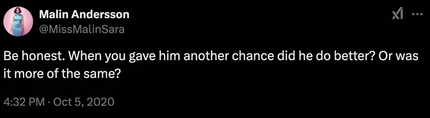 (Twitter/ @MissMalinSara)