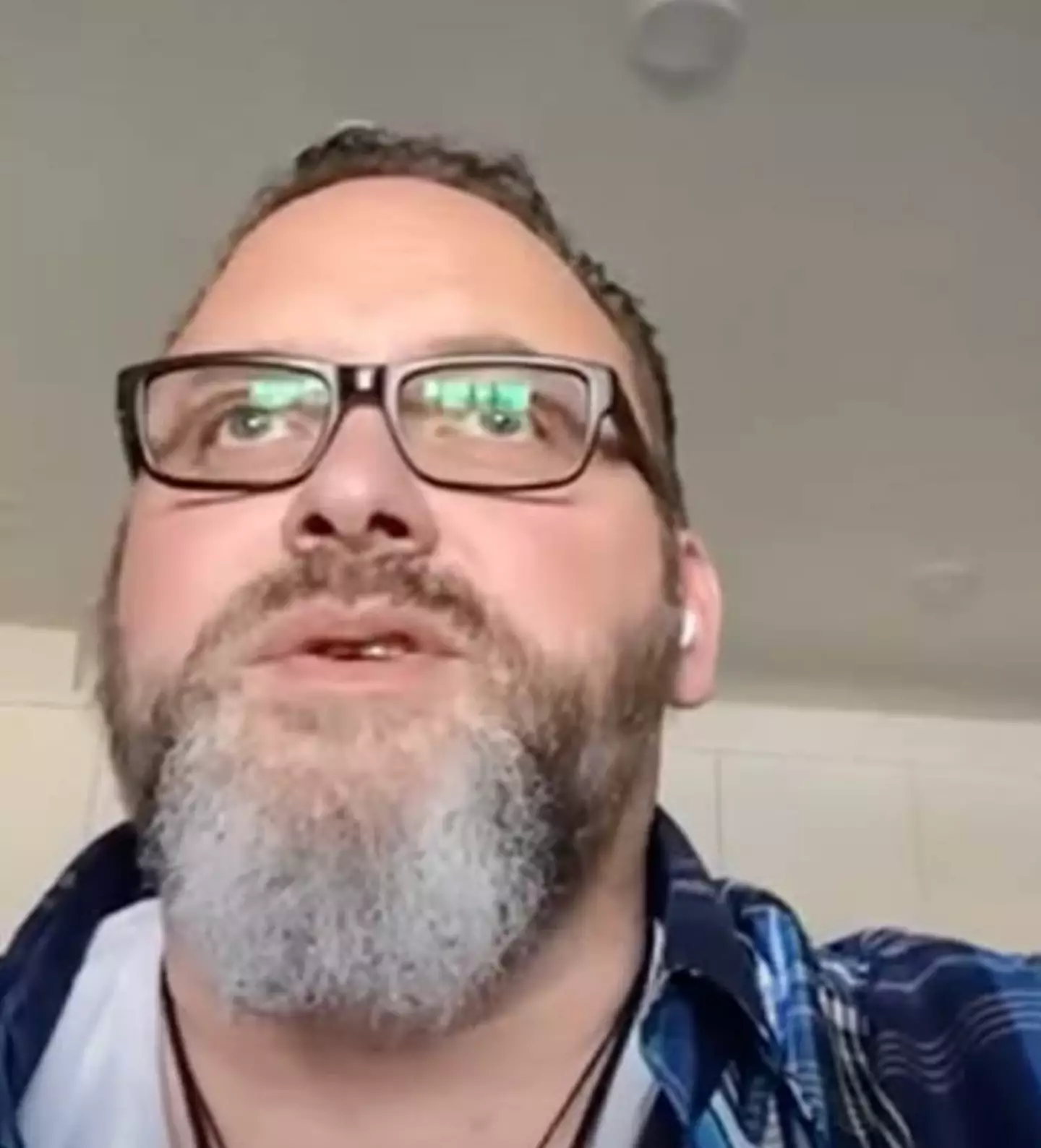 The man followed his 'body'.