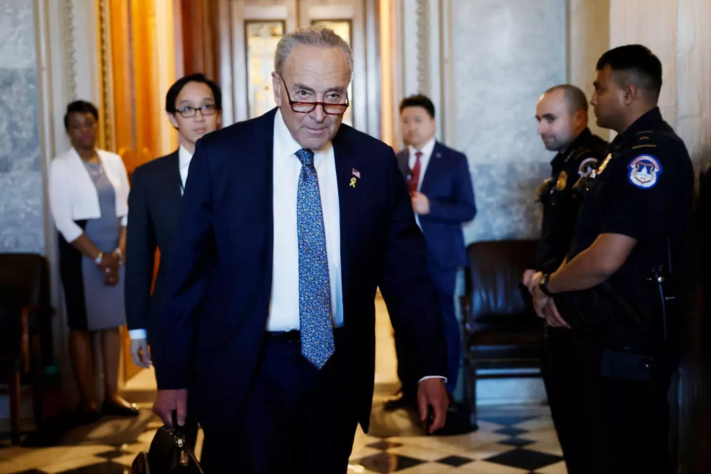 Chuck Schumer said he would support the Republican bill (Anna Moneymaker/Getty Images)