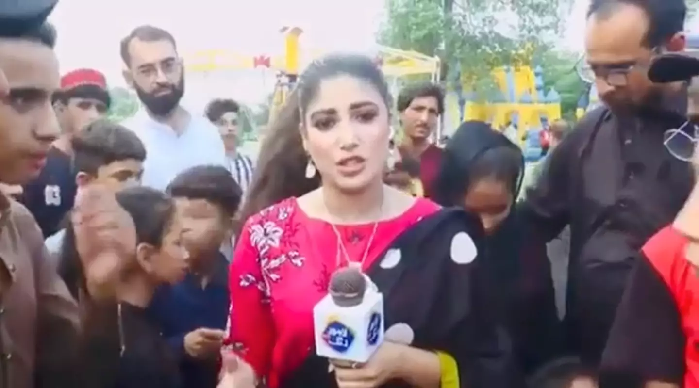 A TV reporter slapped a teenager on live TV and has explained why she did it.