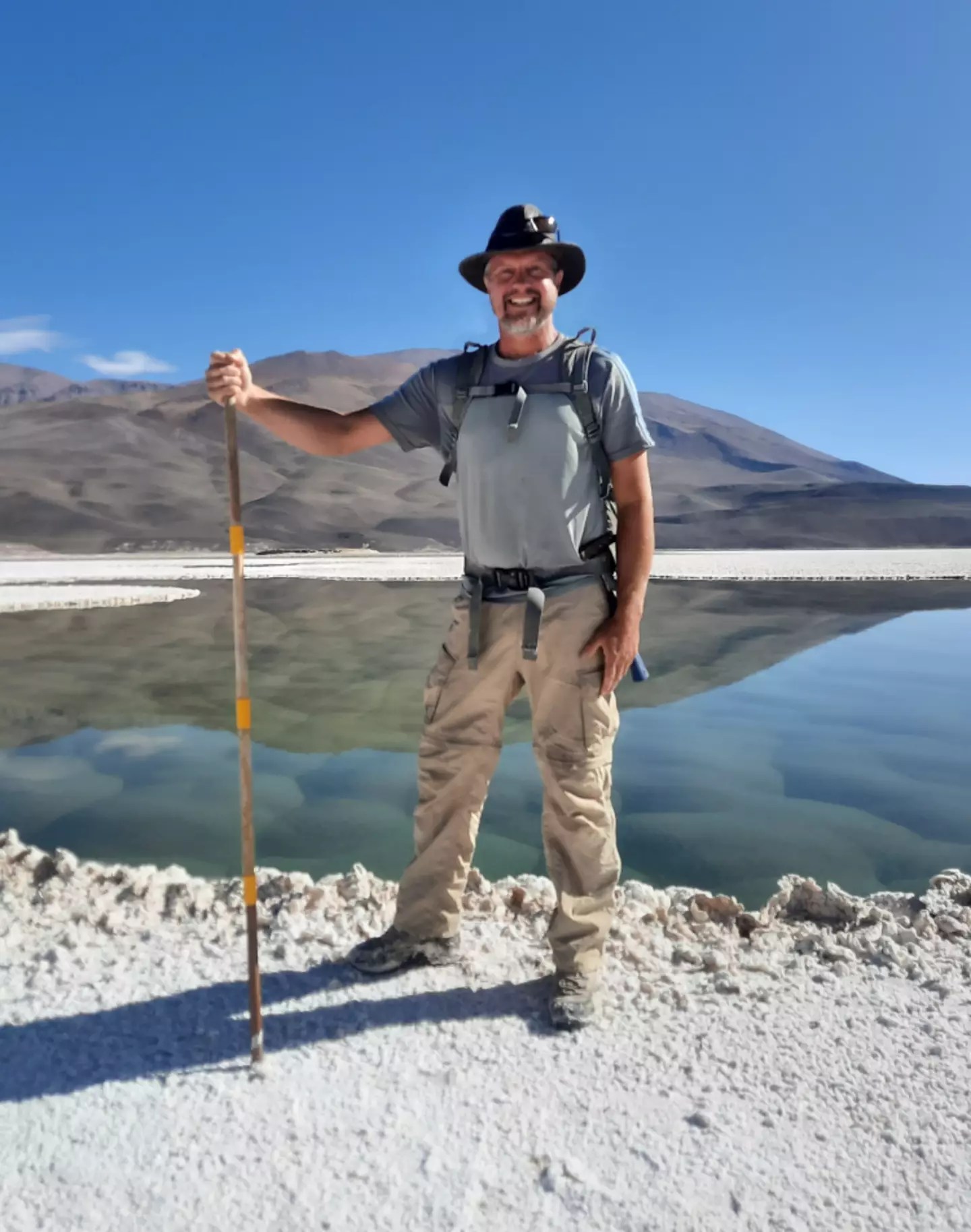 Geologist Brian Hynek found the lagoon filled with green mounds of stromatolites.
