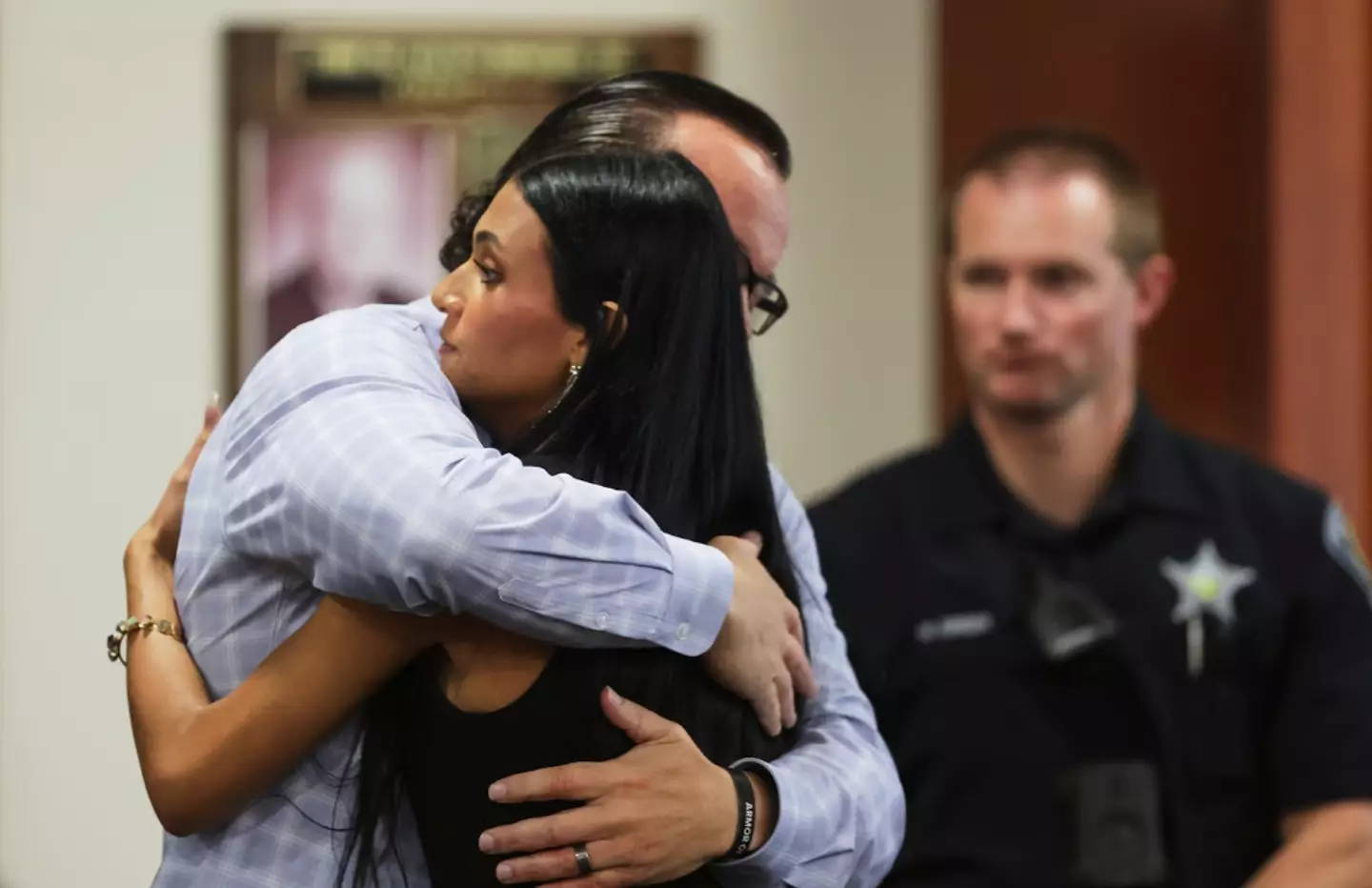 Alivea and Steve Goncalves both gave statements at Bryan Kohberger's sentencing (Kyle Green/Pool/Getty Images)