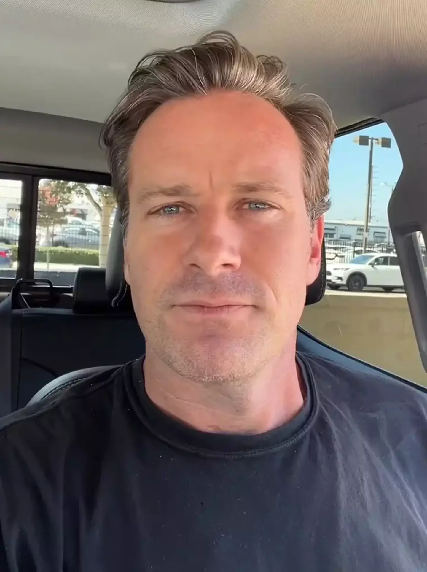 Armie Hammer explained that he is selling his truck. (Instagram/@armiehammer)