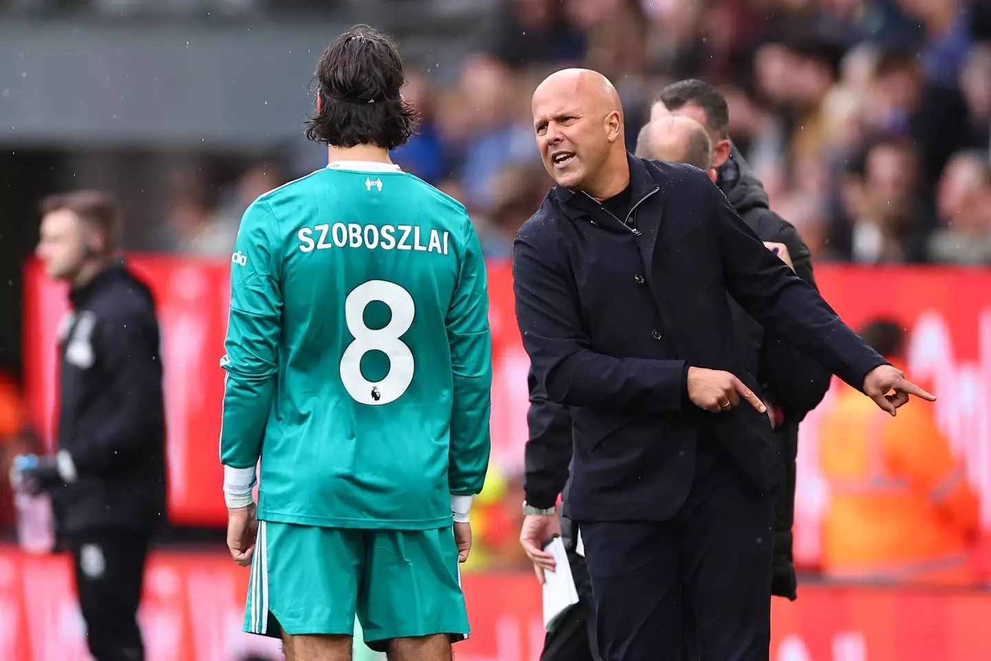 Arne Slot believes Liverpool would get £100 million for Dominik Szoboszlai if they sold him. Image: Getty