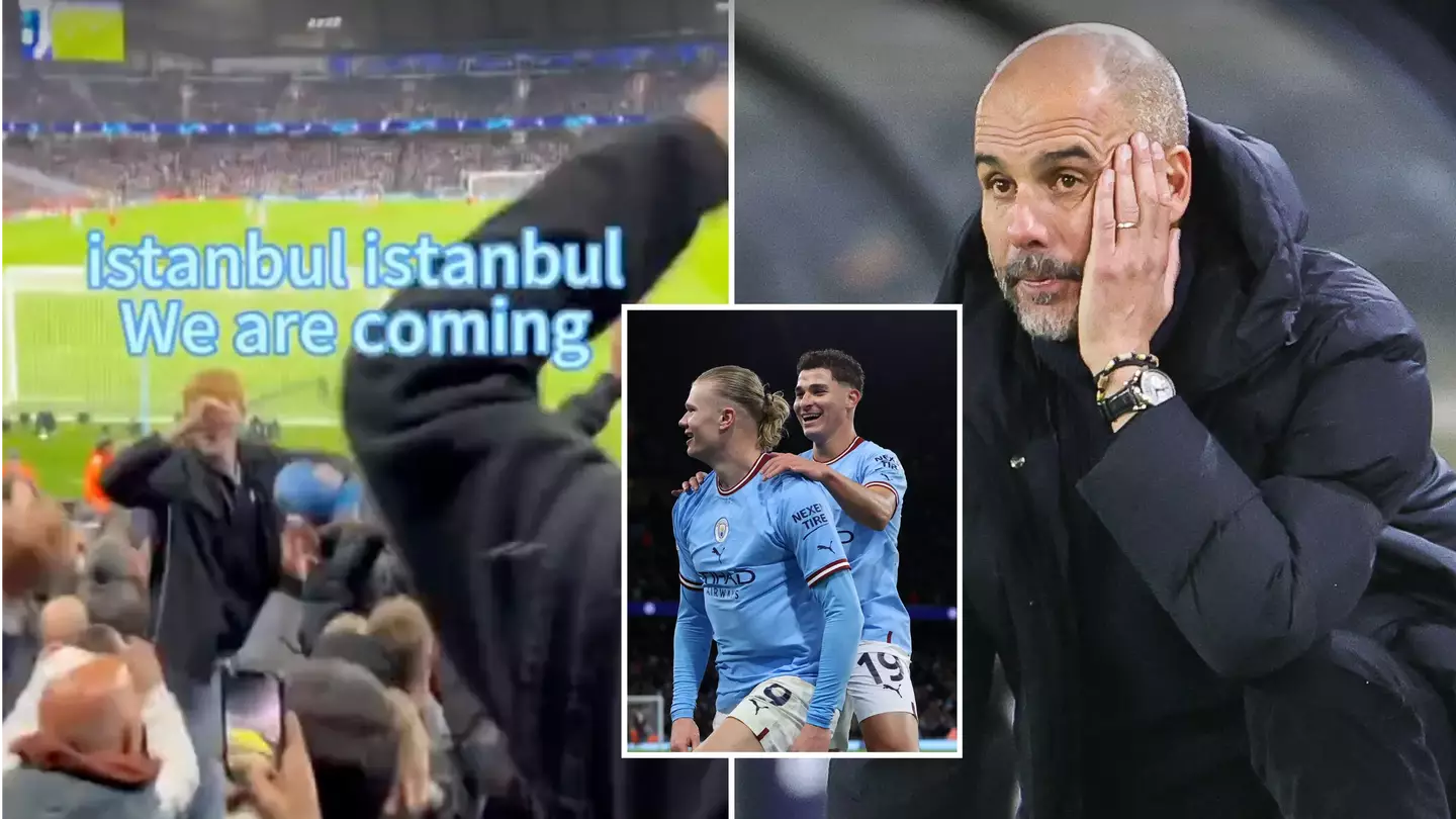 Manchester City fans' new chant about Champions League final mocked for hilariously being wrong