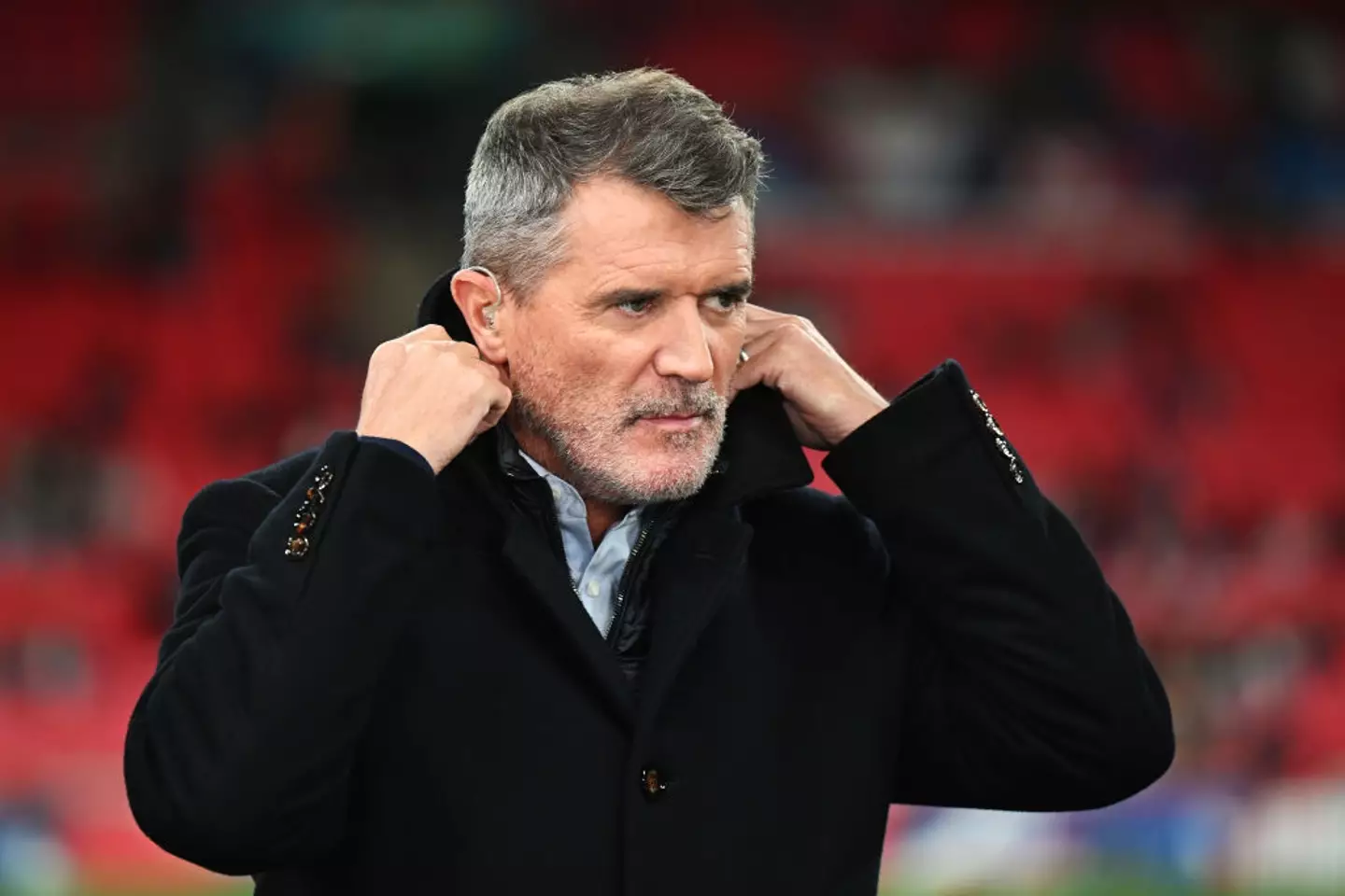 Roy Keane was part Sky Sports' broadcast at Anfield (Credit:Getty)