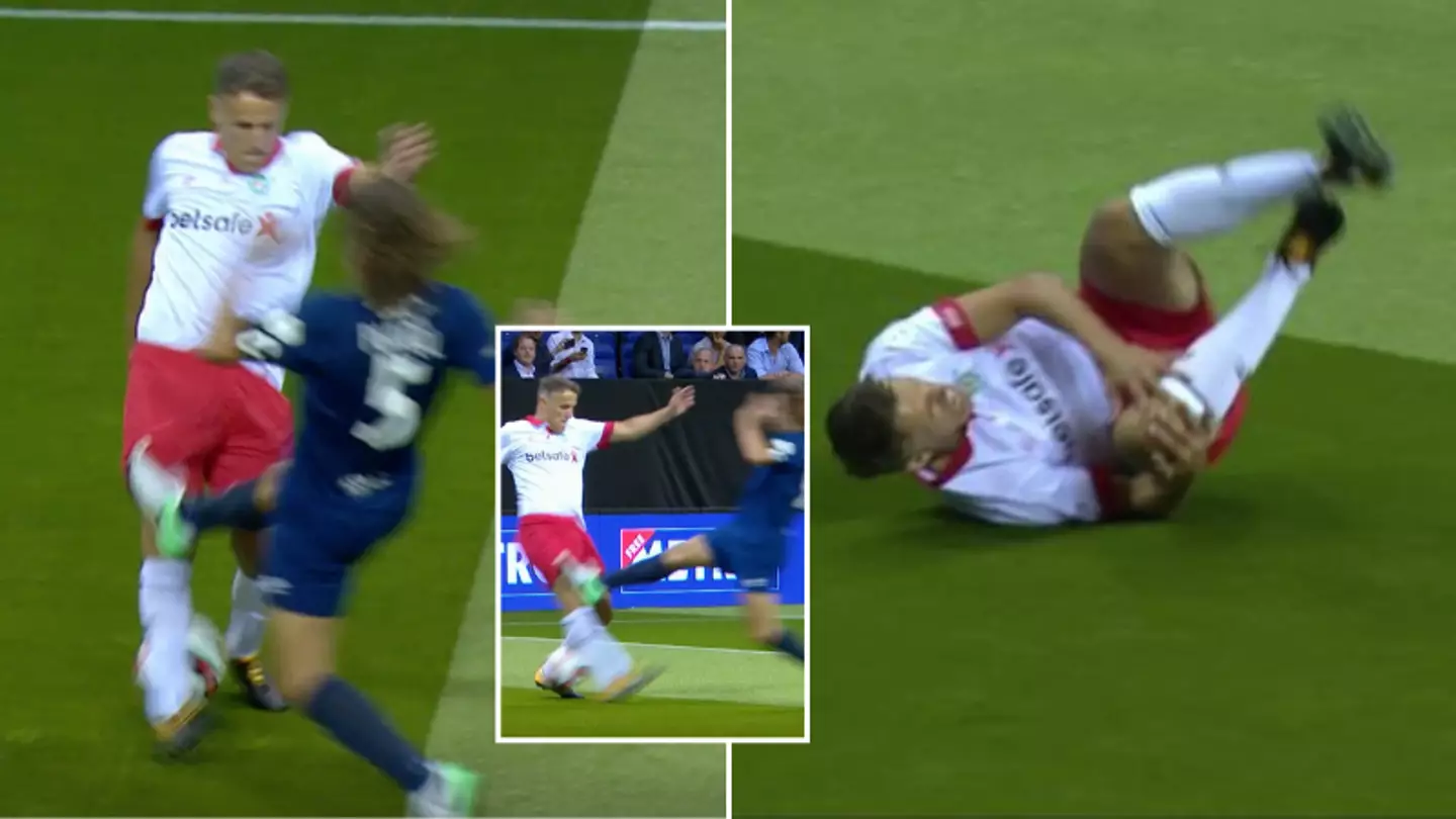 The Time Carles Puyol Nearly Broke Phil Neville's Leg In Six-A-Side Game