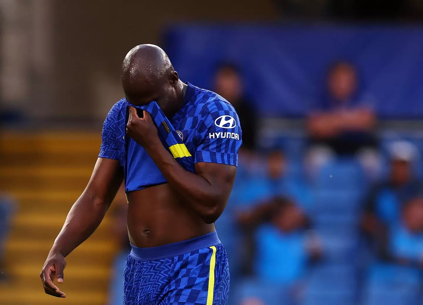 Romelu Lukaku featuring for Chelsea against Leicester City. (Alamy)