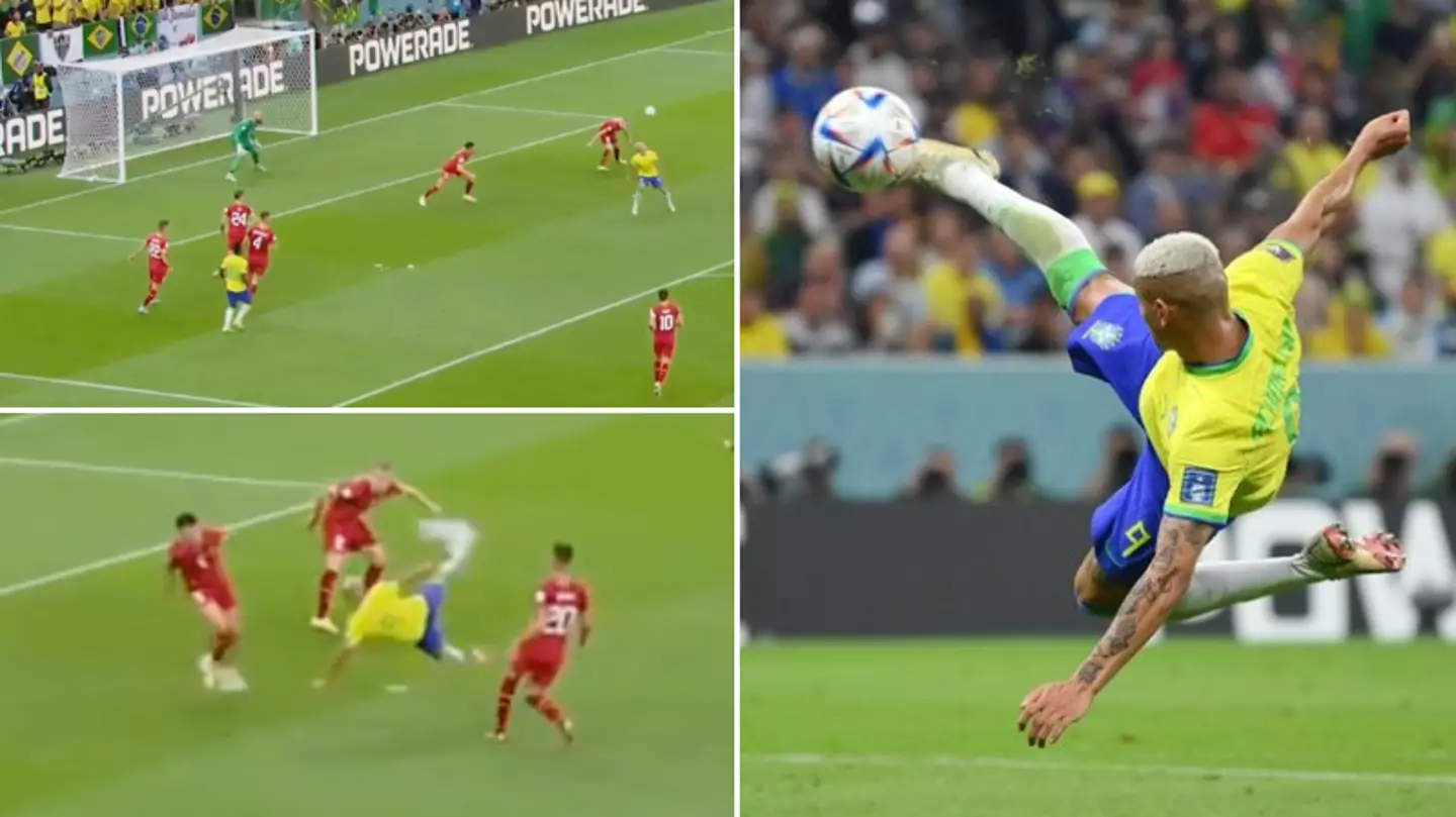 Richarlison scores goal of the tournament for Brazil, the technique was insane
