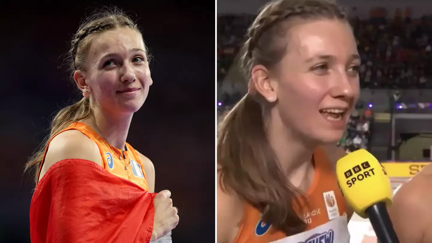 Olympics star speaks out after fans notice something bizarre about her voice during interview