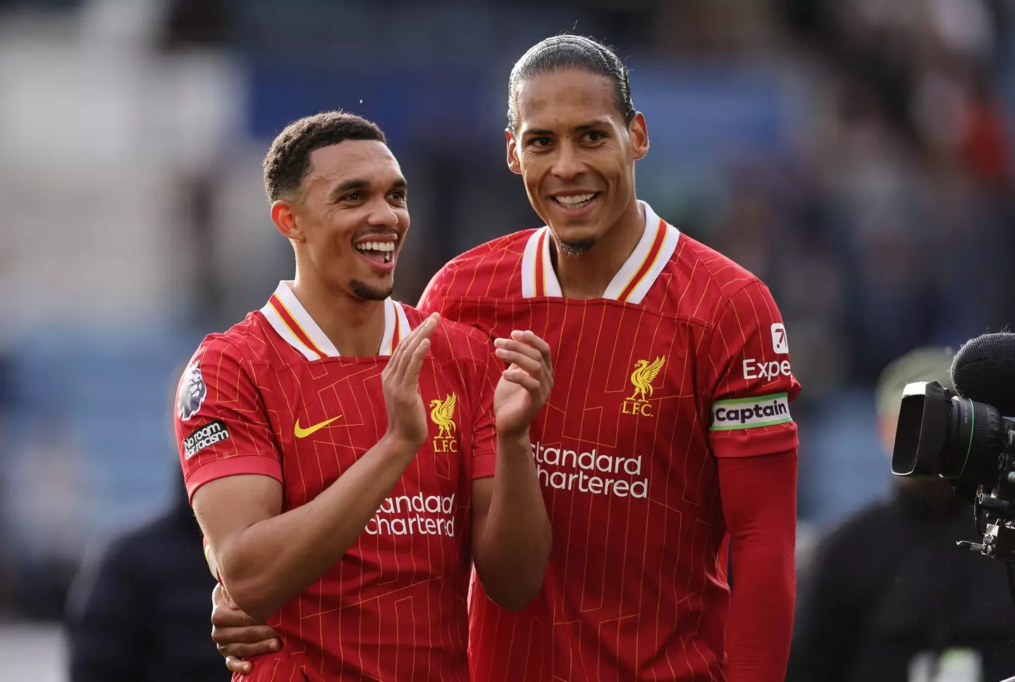 Trent Alexander-Arnold and Virgil van Dijk enjoyed a successful spell together at Liverpool. Image: Getty