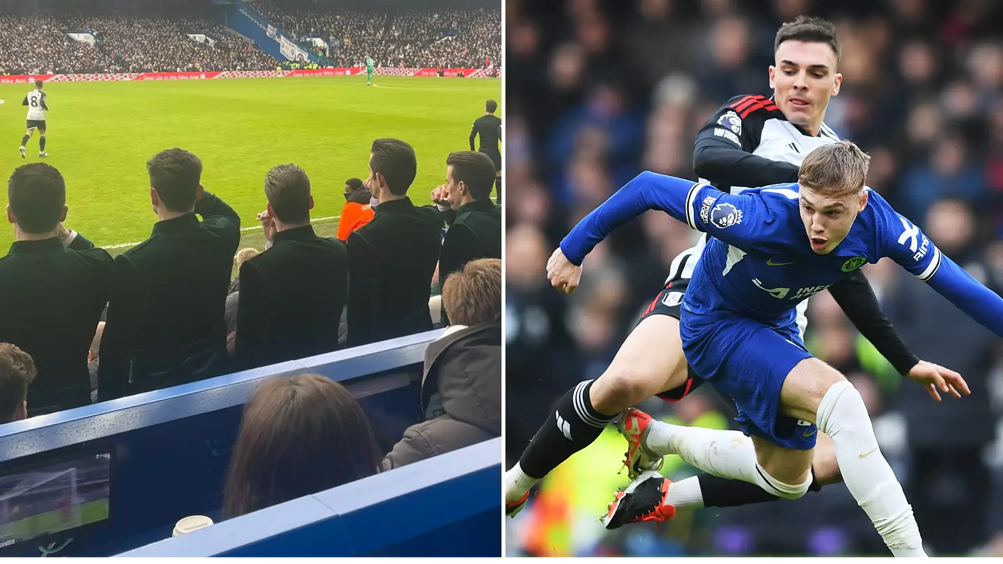 Why ‘fans’ inside Stamford Bridge brushed their teeth during Chelsea vs Fulham