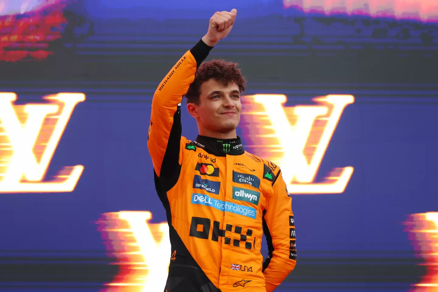 Lando Norris after the Australian Grand Prix- Getty