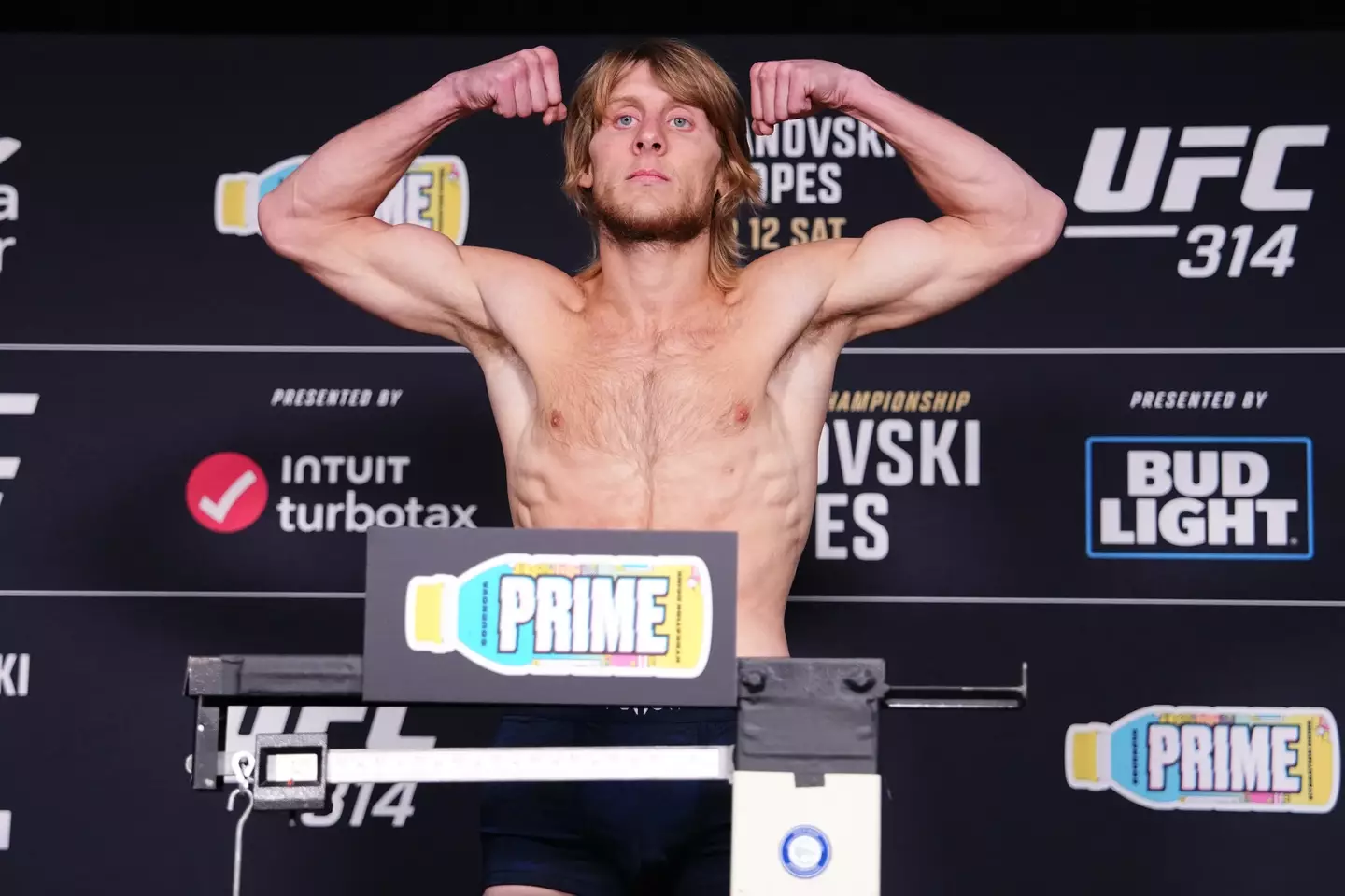 Paddy Pimblett made the lightweight limit at UFC 314. Image: Getty