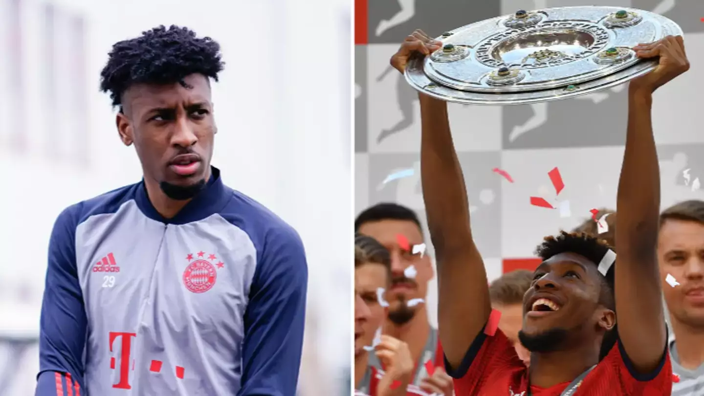 Kingsley Coman has won the league every year since becoming a professional footballer